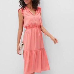 Banana Republic Factory Ruffle Midi Dress